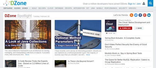 DZone Developer Website
