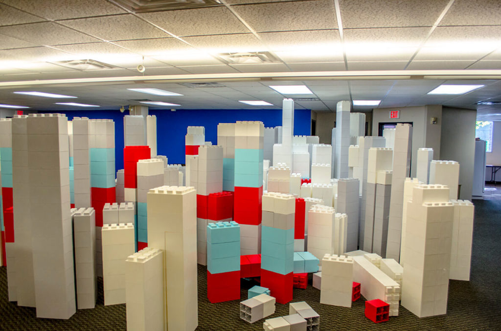 office lego blocks