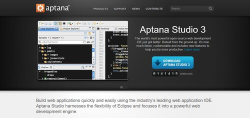 download aptana studio offline