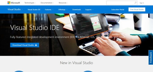 microsoft visual studio ide