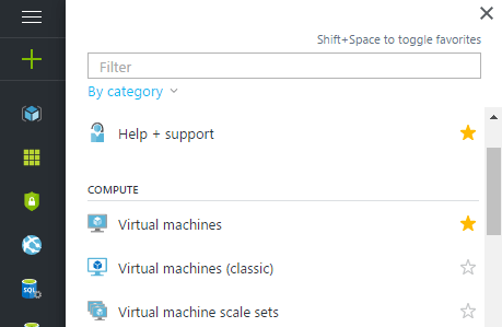 azure-portal-favorites