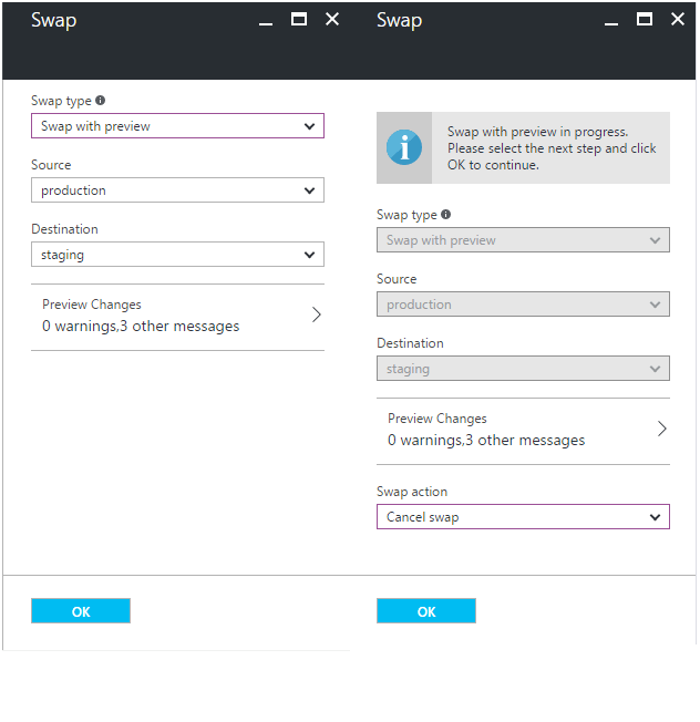 azure web app deployment slots virtual directories