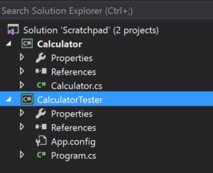 Unit Testing C# Add Console app