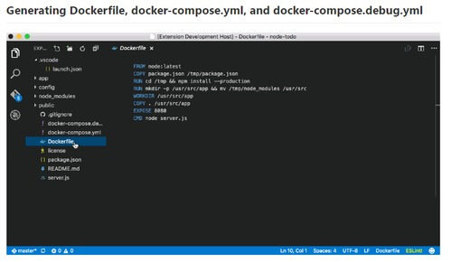 Docker for visual studio code что это