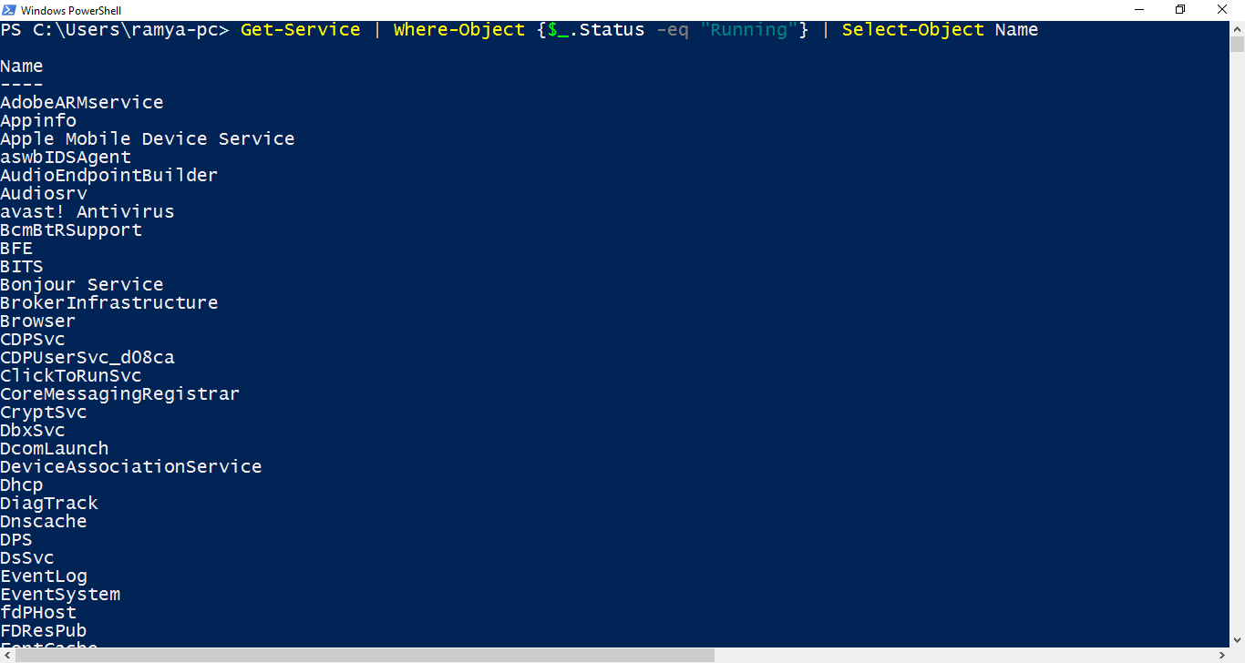 PowerShell Commands