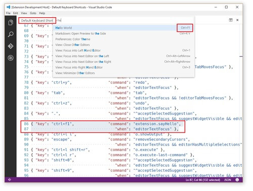 Visual Studio Keymap