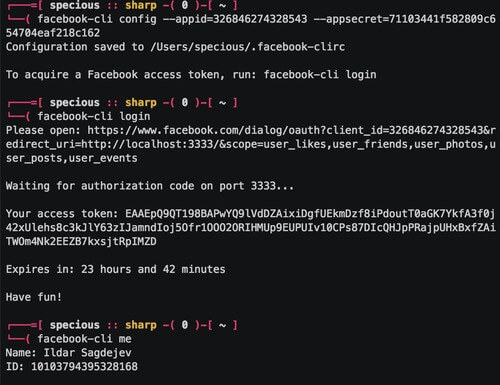 facebook-cli