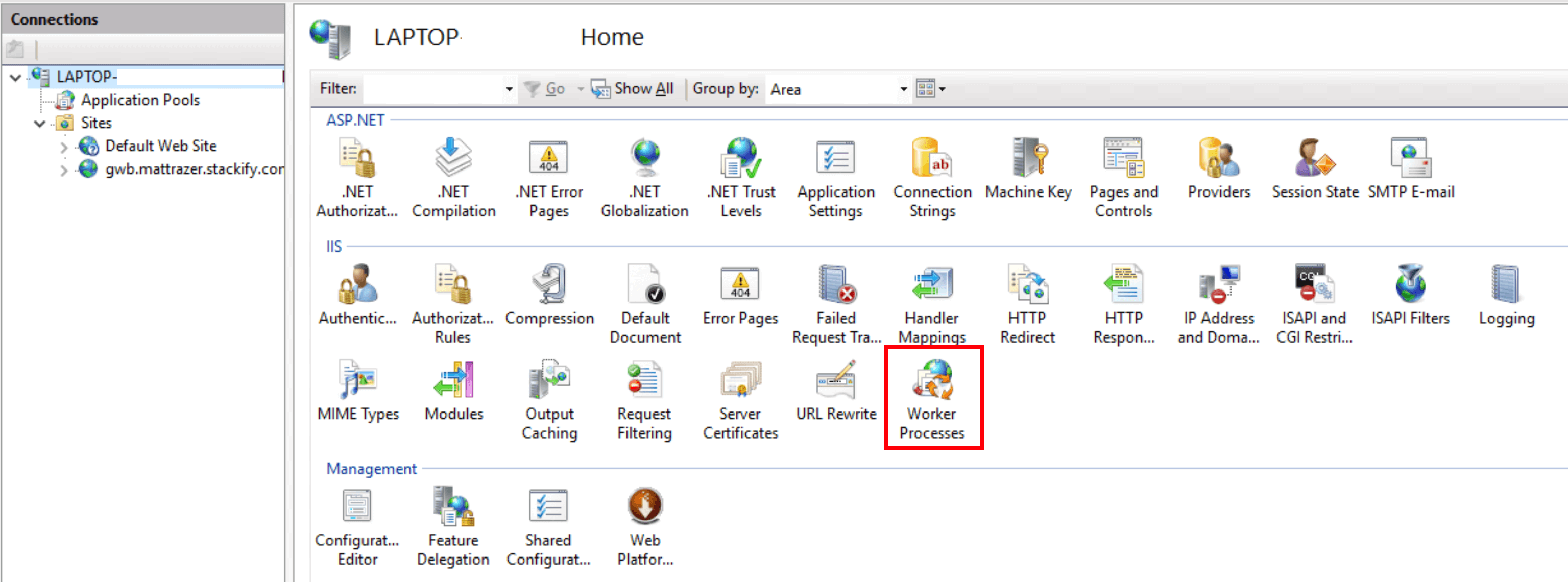 how to check if iis is running