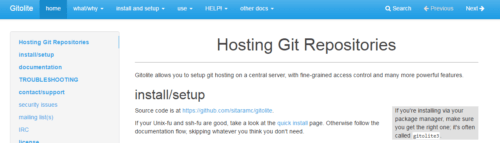 Gitolite Source Code Repository Host