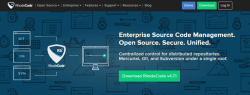 Top Source Code Repository Hosts 50 Repo Hosts To Collaborate On Code - rhodecode is an enterprise open source code repository they can host mercurial git and subversion