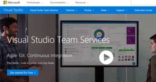 Microsoft Visual Studio Team Services