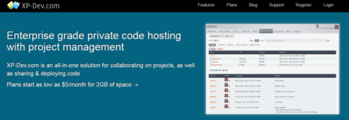 XP-DEV Kildekode Repository Host