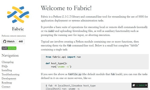 Fabric Website