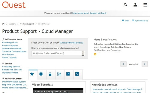 Quest Cloud Manager