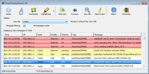 Visual Syslog Server