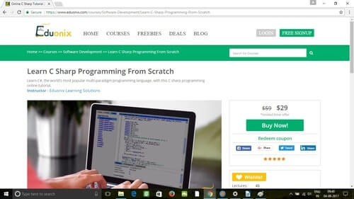 best sites to learn c#