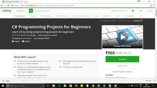 Udemy C# Programming for Beginners