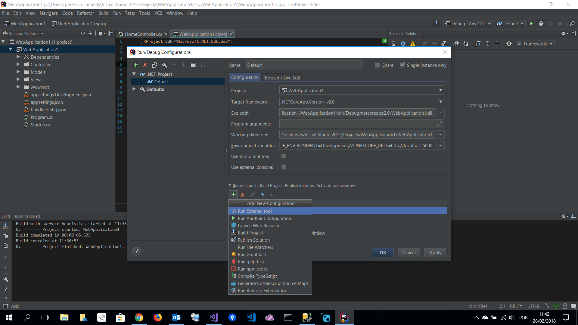 Сравнение visual studio и rider