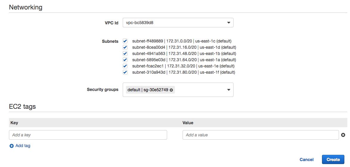 AWS Batch guide networking