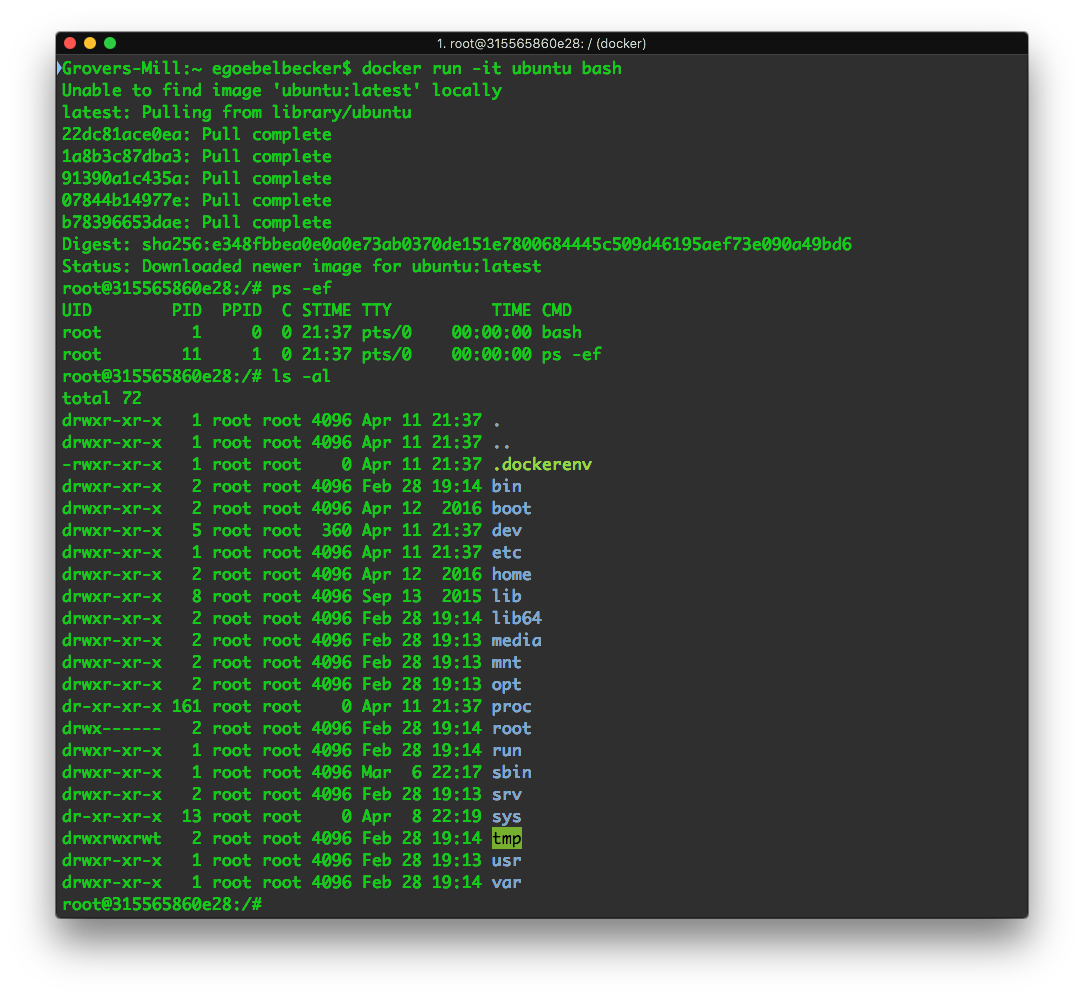 docker run port mapping