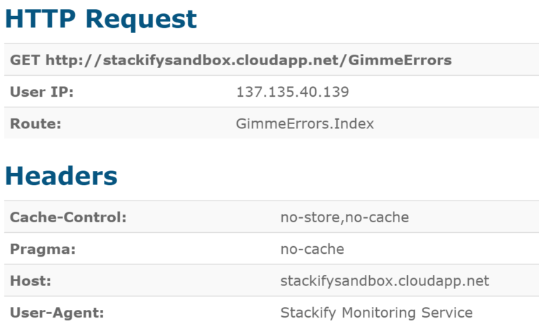 retrace log management error details