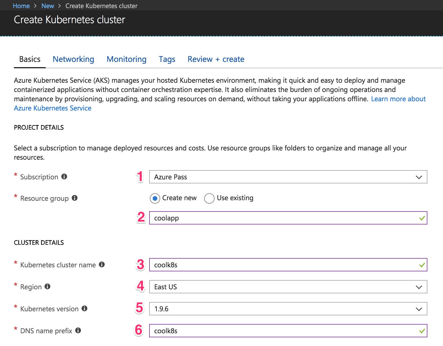 Azure AKS Basics Configuration