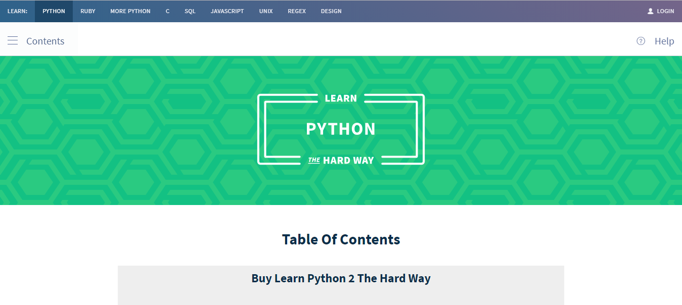 Learn Python The Hard Way Tutorial