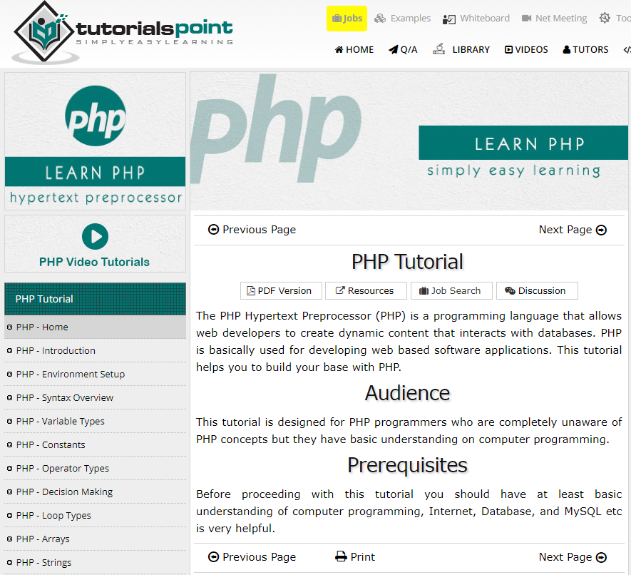 Learn PHP  with the Top  25 PHP  Tutorials Resources 