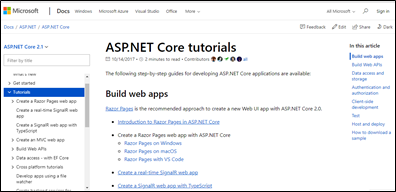 aspnet core tutorial