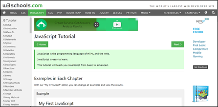 Learn Javascript Tutorials For Beginners Intermediate And - 