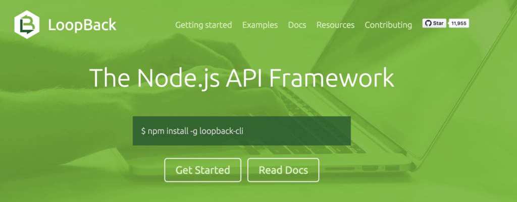 loopback in node js