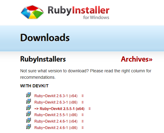 download ruby windows