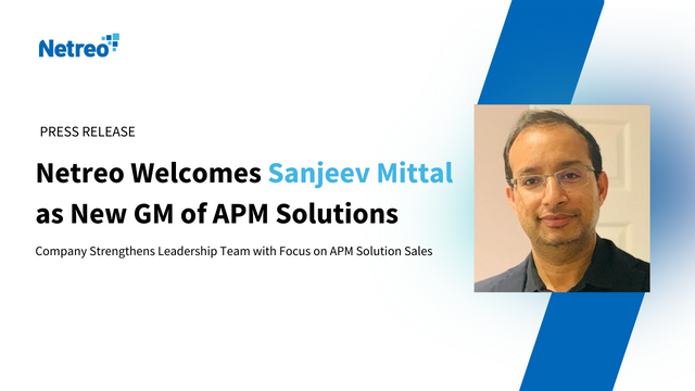 Netreo Welcomes Sanjeev Mittal